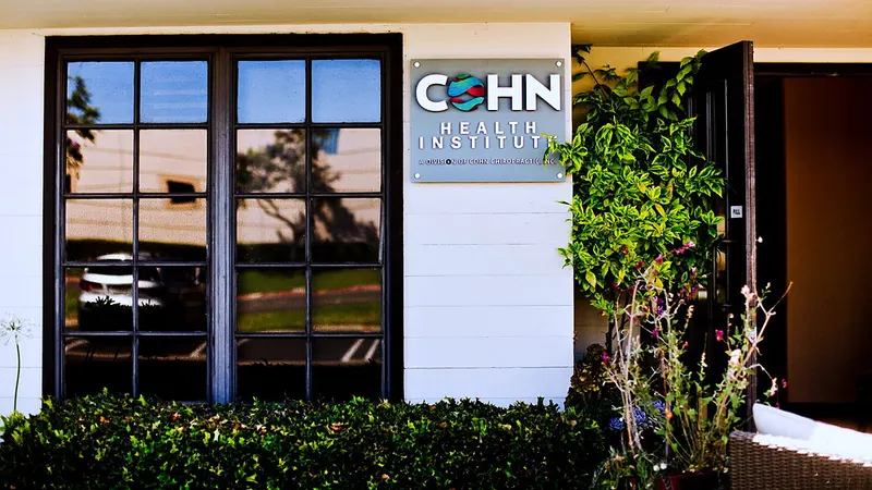 The entrance to Cohn Health Institute